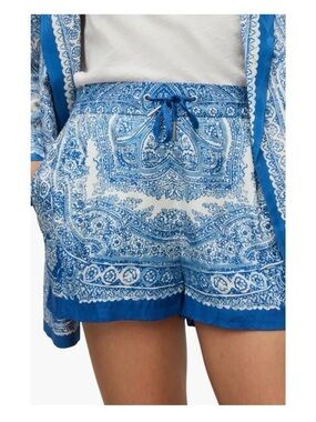 All Saints Aleida Rafaela Paisley Print Shorts size US 6